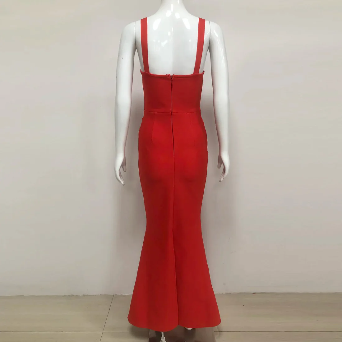 Elegant Red Evening Gown