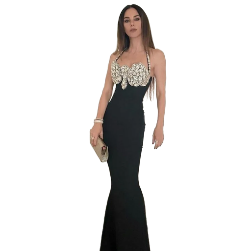 Elegant Black Evening Gown