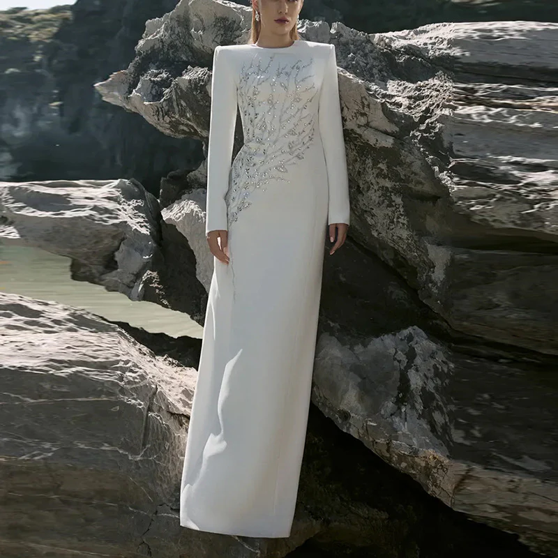 Royal  Embroidered Evening Gown