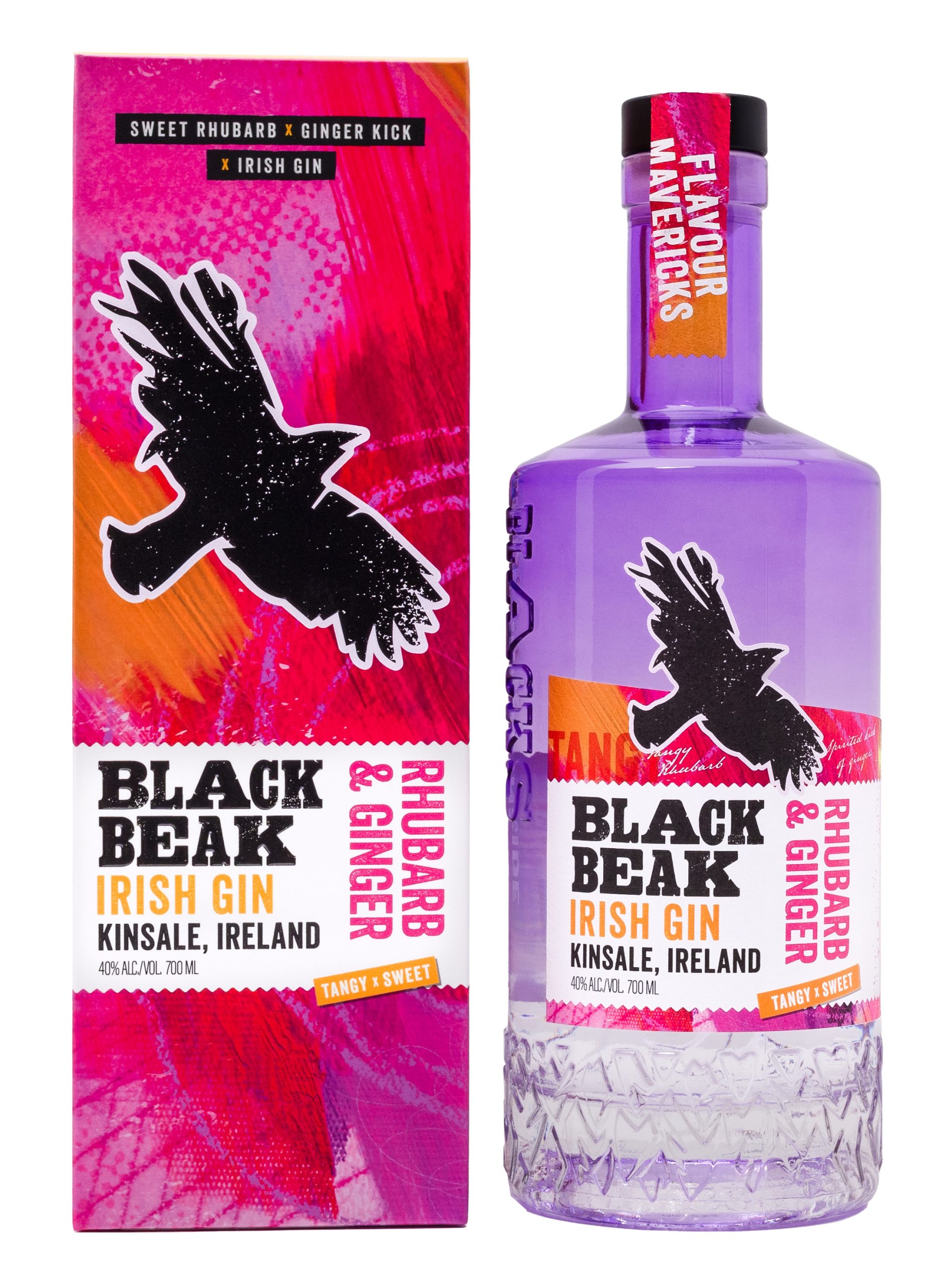 Gin Irlandais Black Beak Rhubarbe & Gingembre