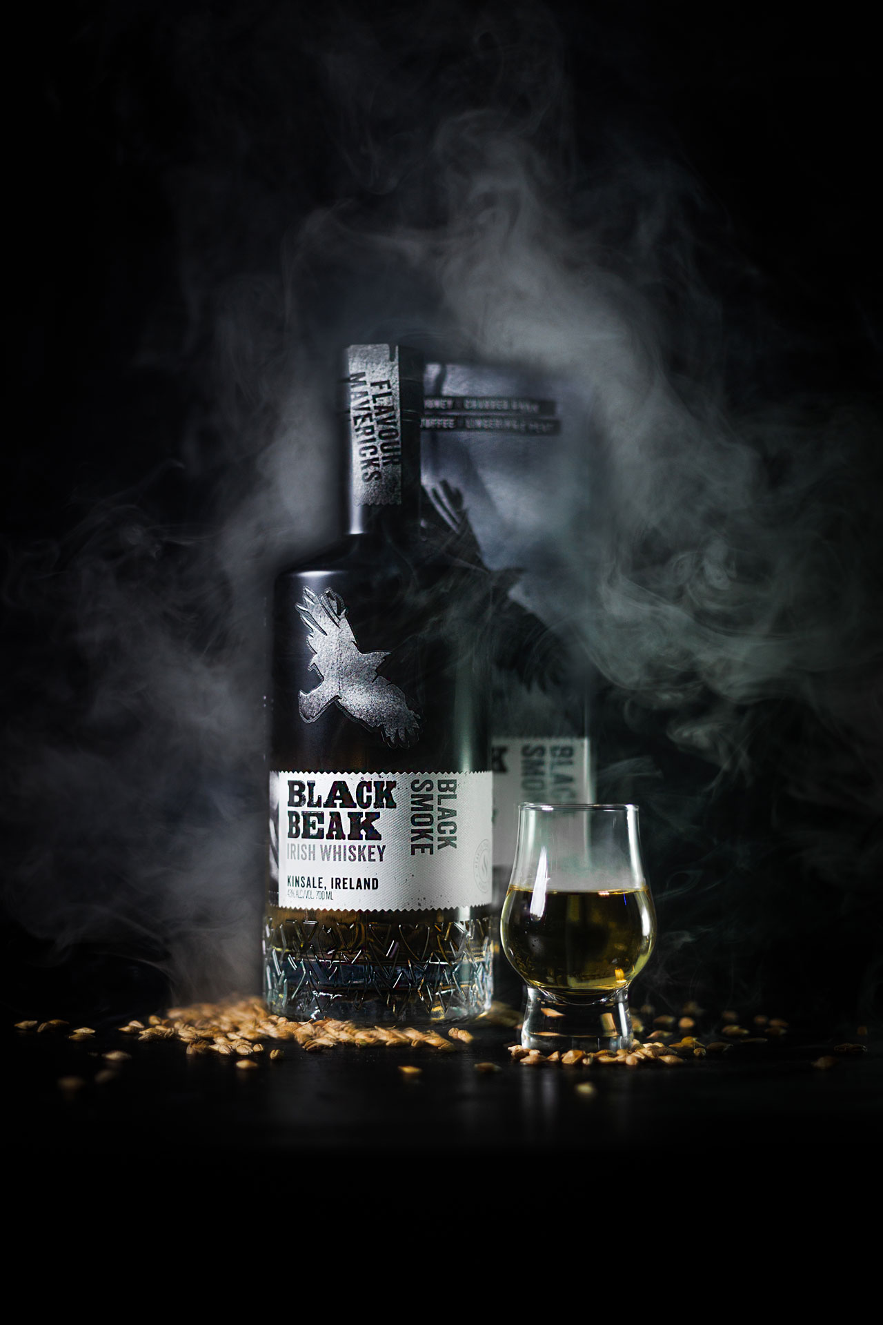 Black Smoke Irish Whiskey Heavy Peated 43%