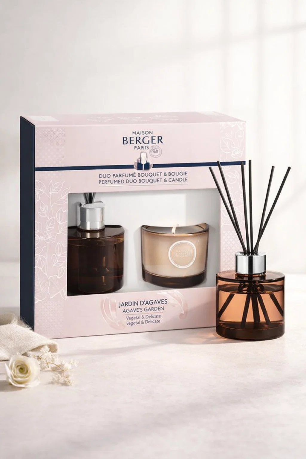 Coffret bougie & diffuseur Jardin d’Agaves