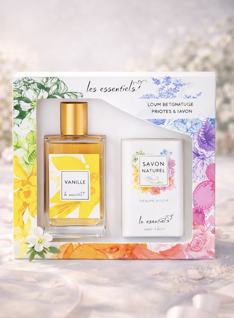 Coffret vanille Parfum & Savon 80 ml - Les Essentiels