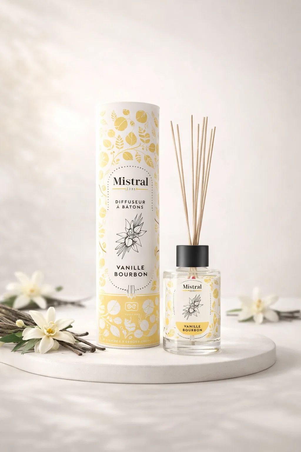 Diffuseur à bâtons Vanille Bourbon