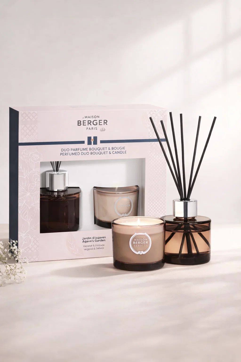 Coffret bougie & diffuseur Jardin d’Agaves