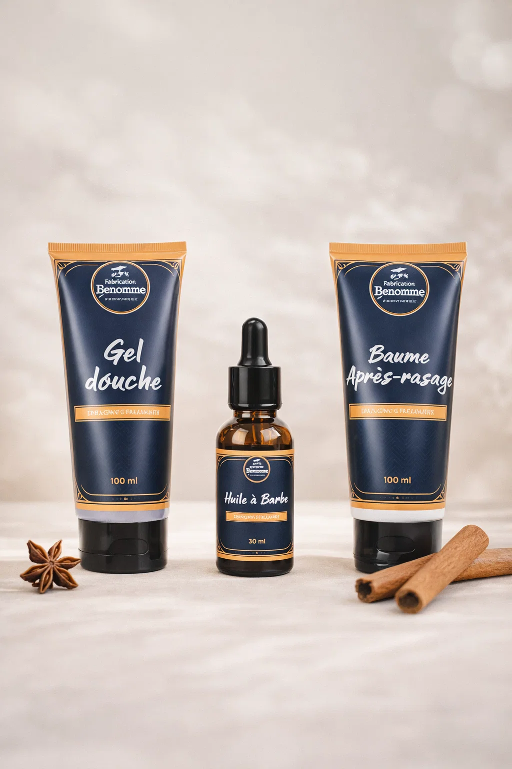 Coffret soins Fraîcheur - Visage & Corps Homme - 5 produits