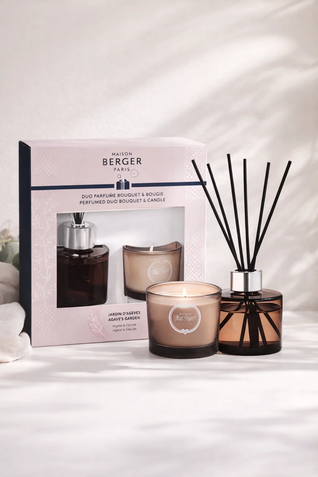 Coffret bougie & diffuseur Jardin d’Agaves