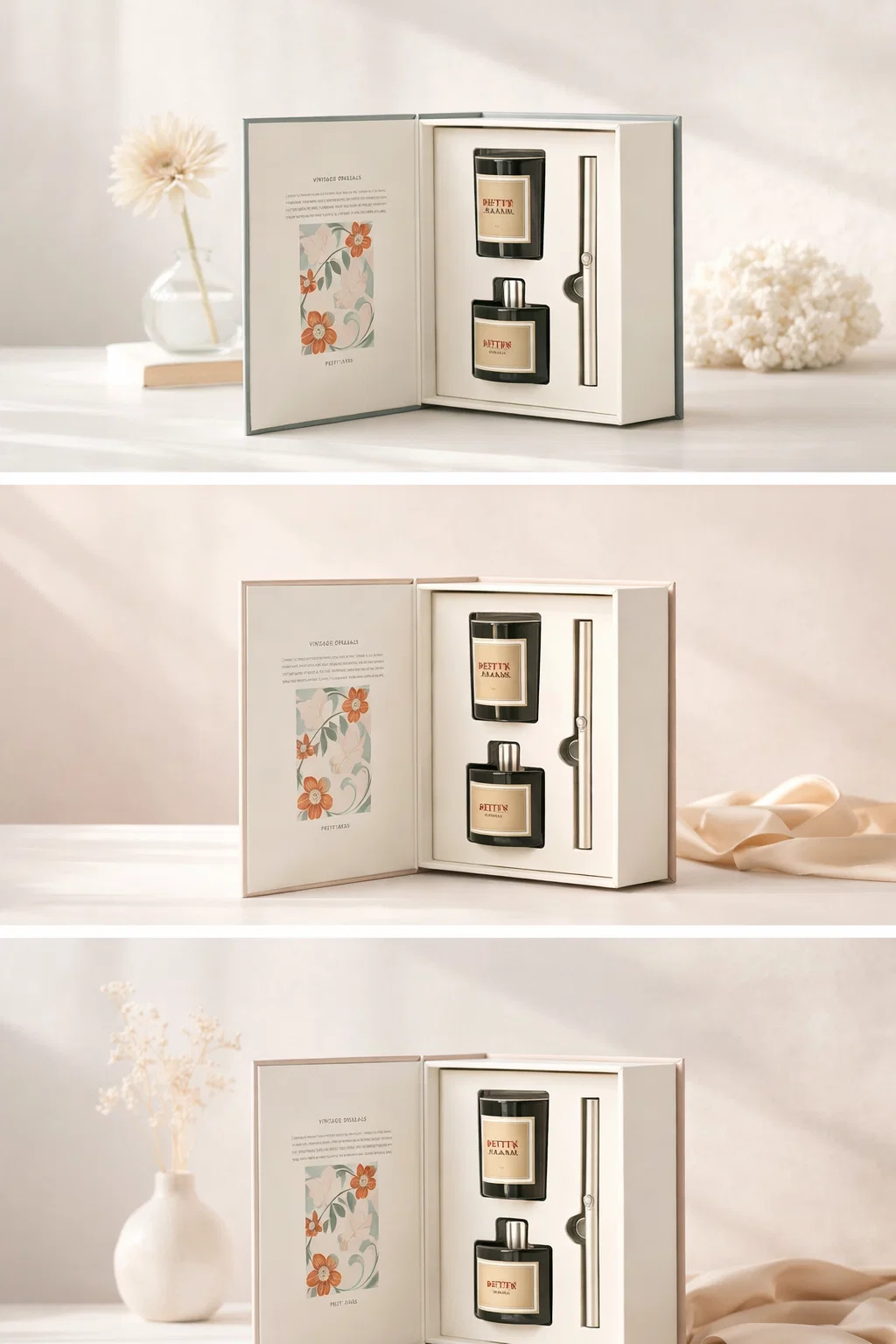 Coffret Flower – Bougie parfumée & diffuseur