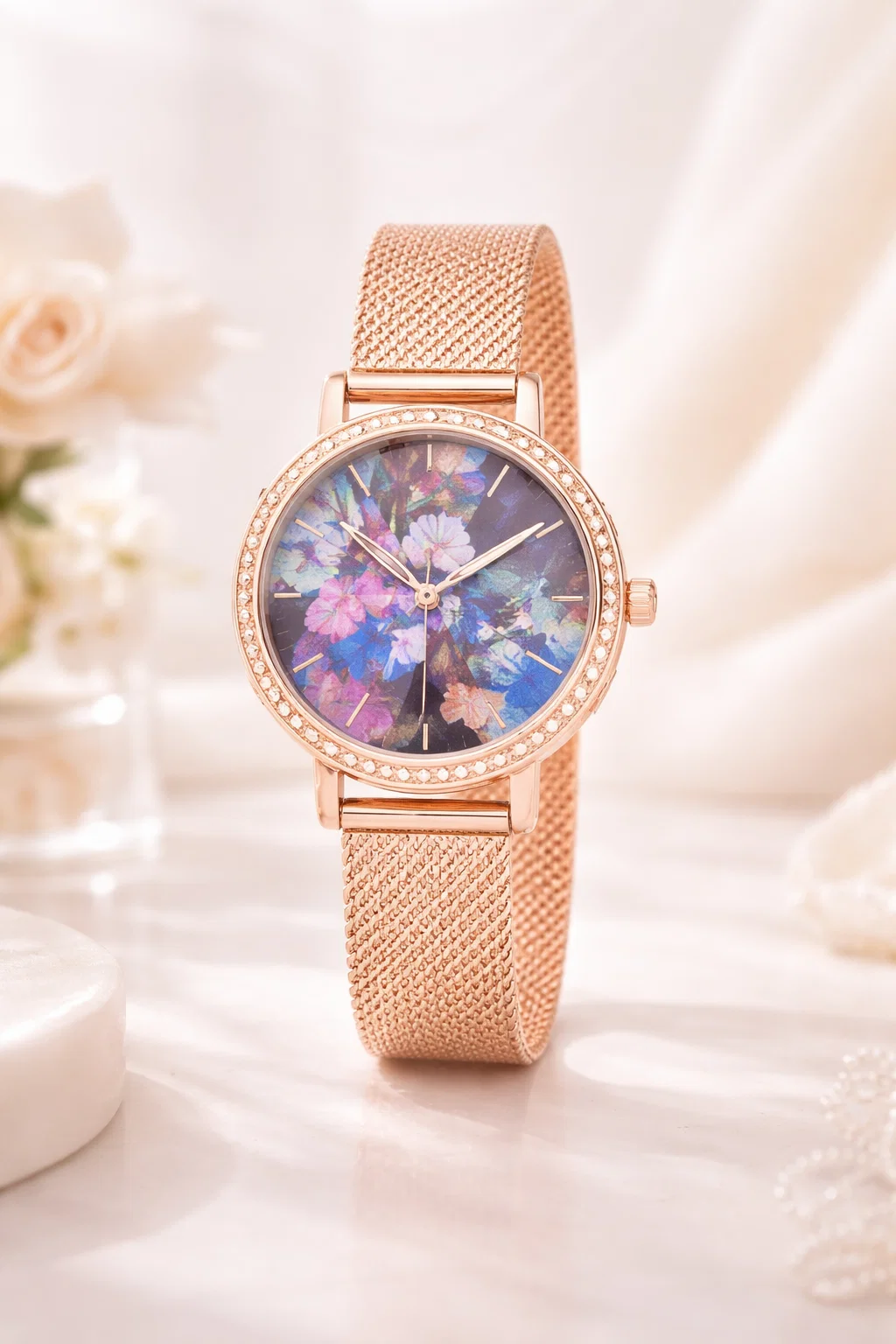 Montre dorée Christian Lacroix