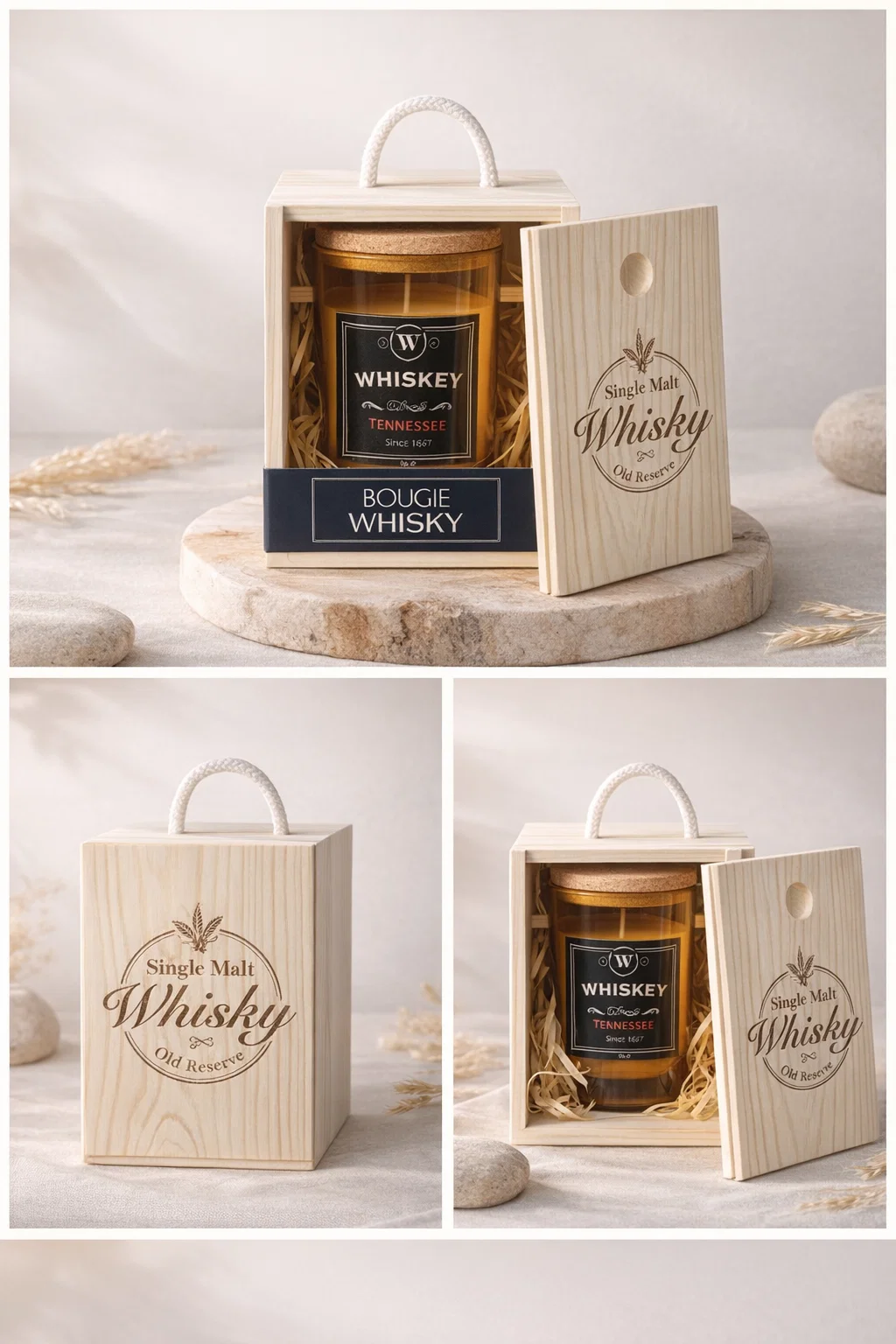 Bougie parfumée “Whiskey”