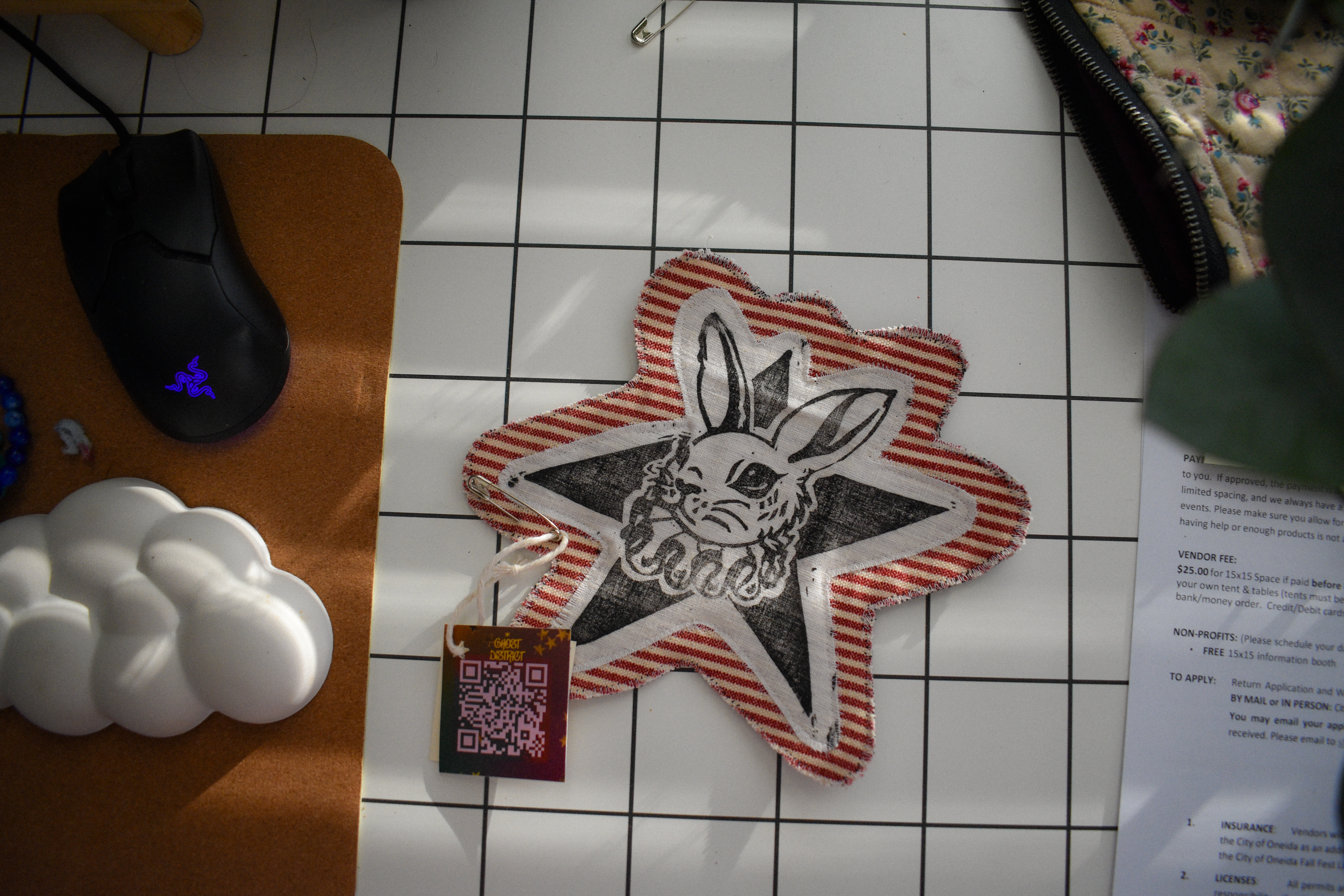 Rabbit Striped Patch