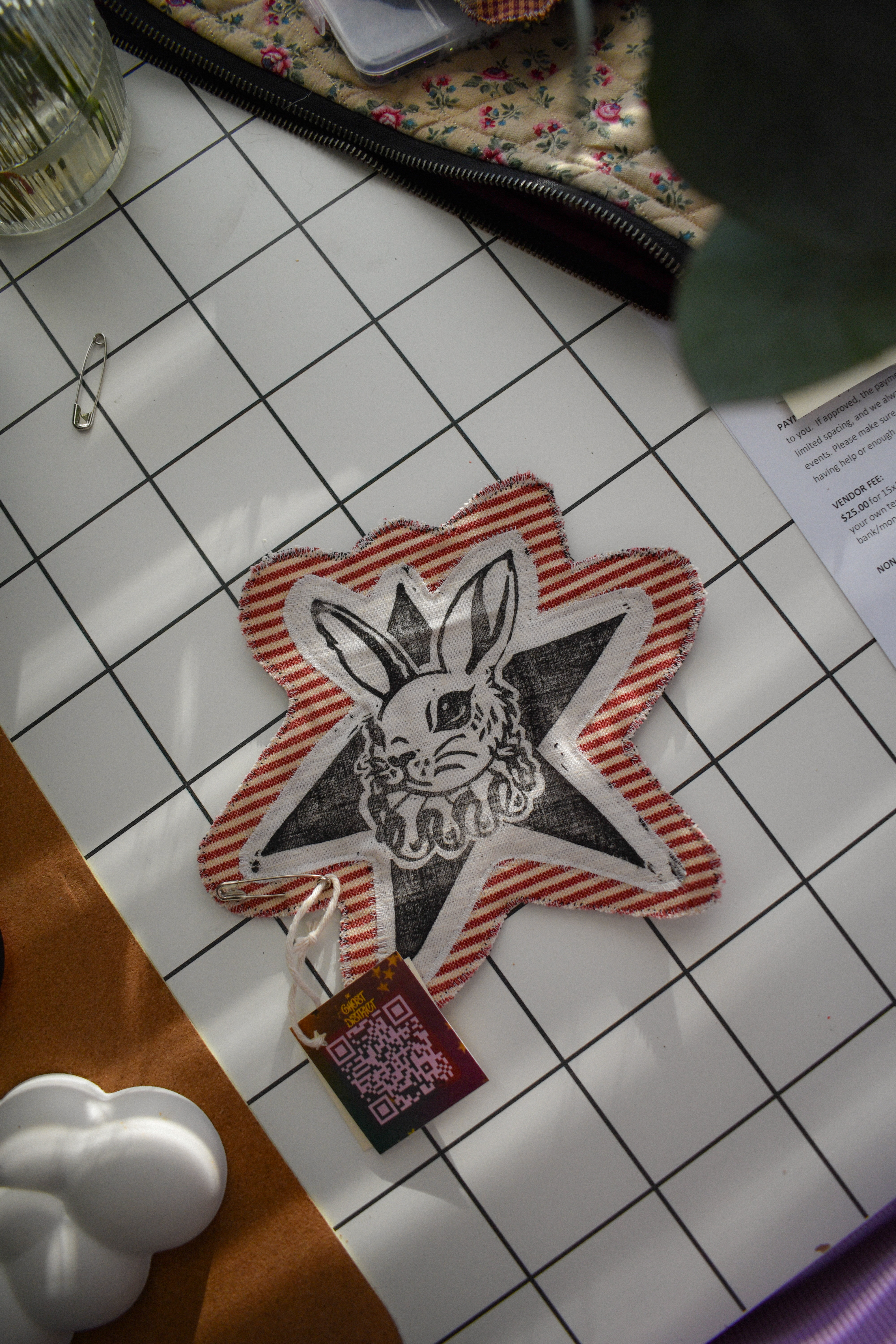 Rabbit Striped Patch