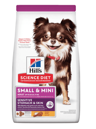 Hills Science Diet Sensitive Stomach & Skin Razas pequeńas