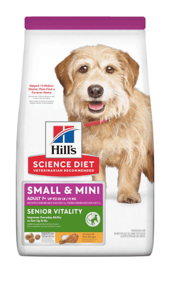 Hills Science Diet Senior vitality Razas pequeńas y mini