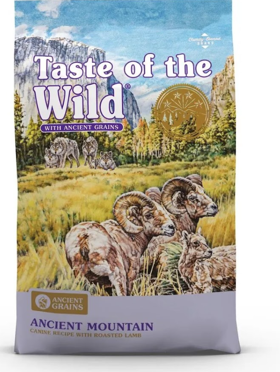 Taste of the wild Ancient Mountain Todas las etapas y Razas