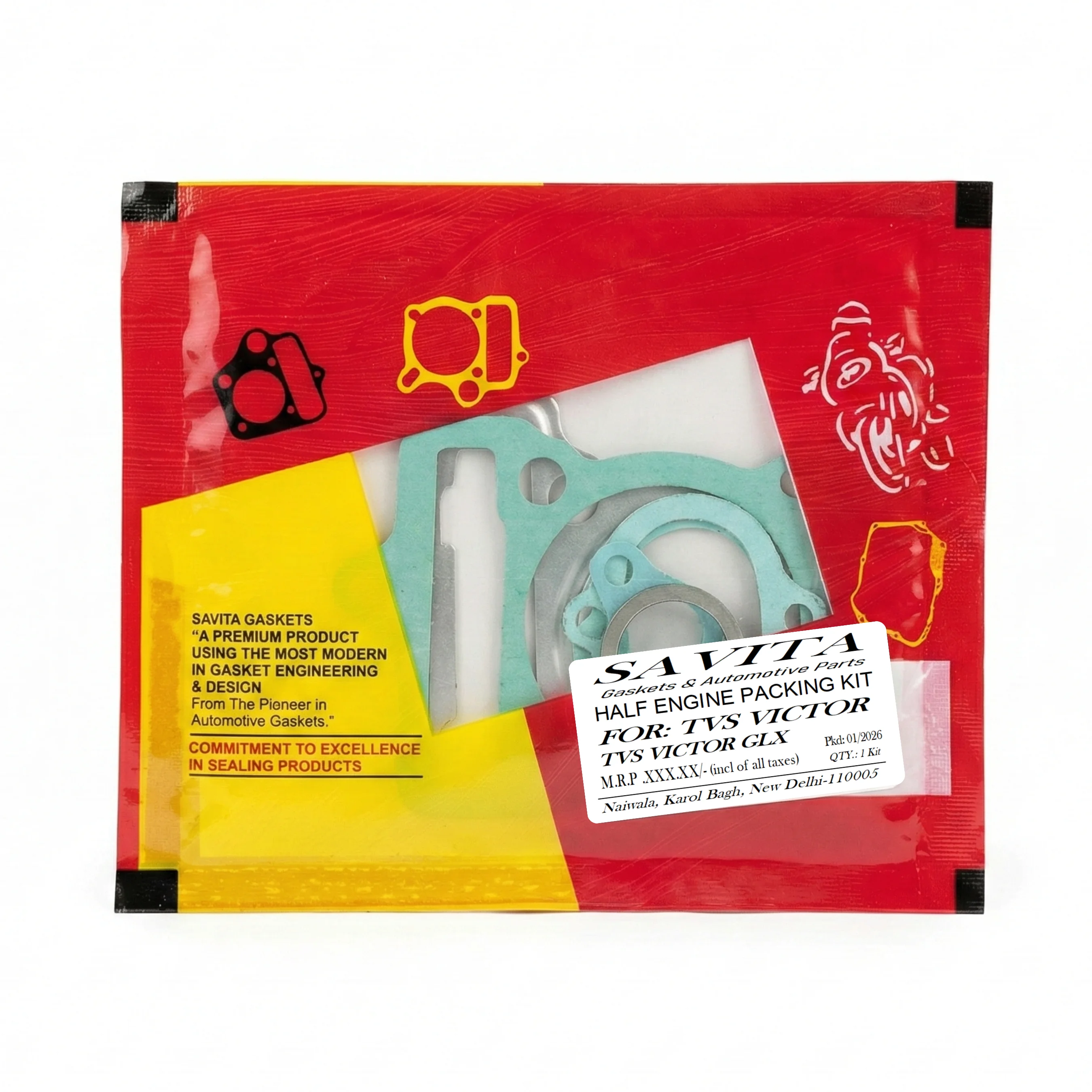 Savita Half Engine Kit for Victor / Victor GLX | Auto Parts