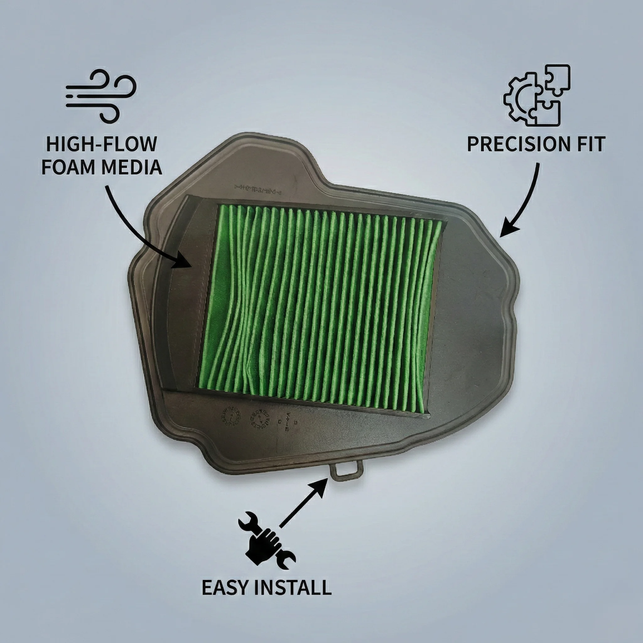 Honda Shine 100 (BS6 / OBD2) High-Performance Air Filter – Savita Auto Parts