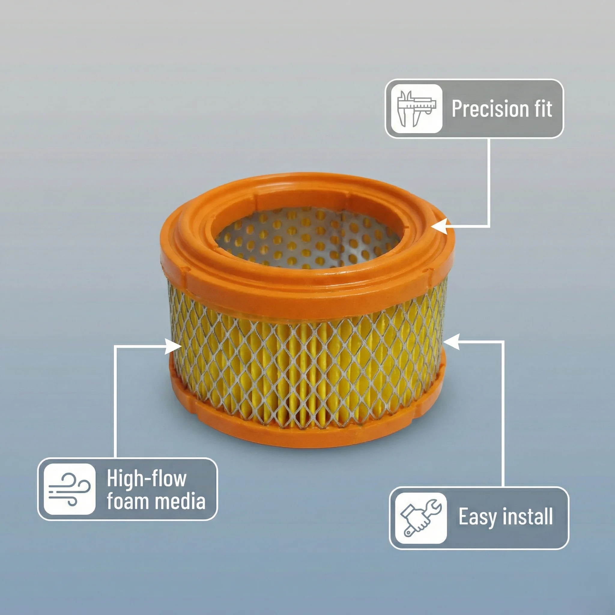 Royal Enfield (Classic / Bullet / Thunderbird) Big Air Filter – Savita Auto Parts