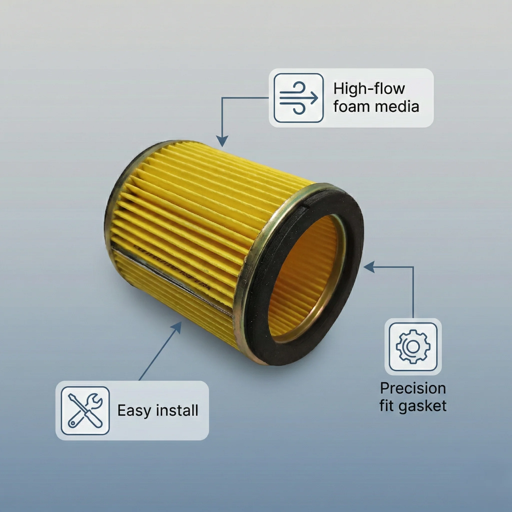 Hero Super Splendor / Glamour 125cc Long Life Air Filter – Savita Auto Parts