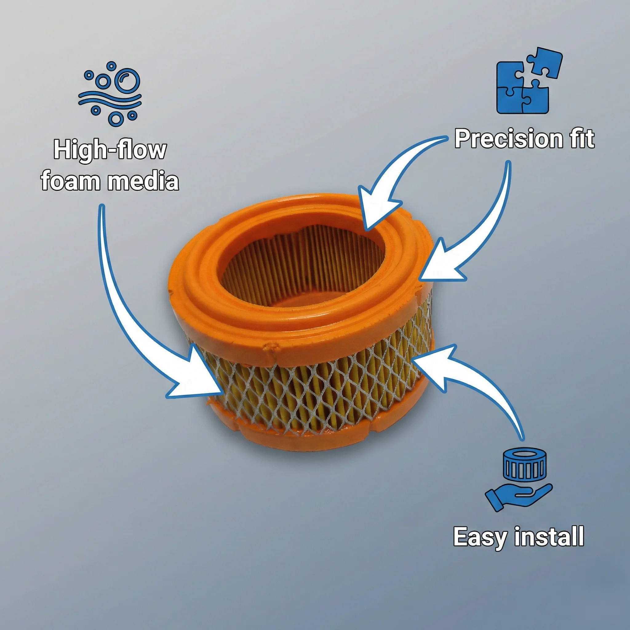 Royal Enfield Classic 350 Reborn / Bullet 350 (BS6) Metal Mesh Air Filter – Savita Auto Parts