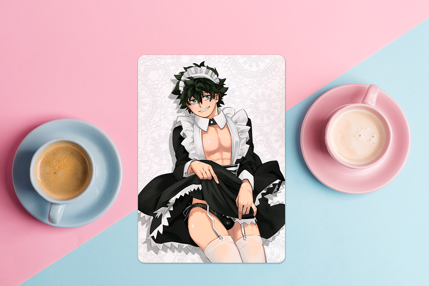 Deku Maid Day Print