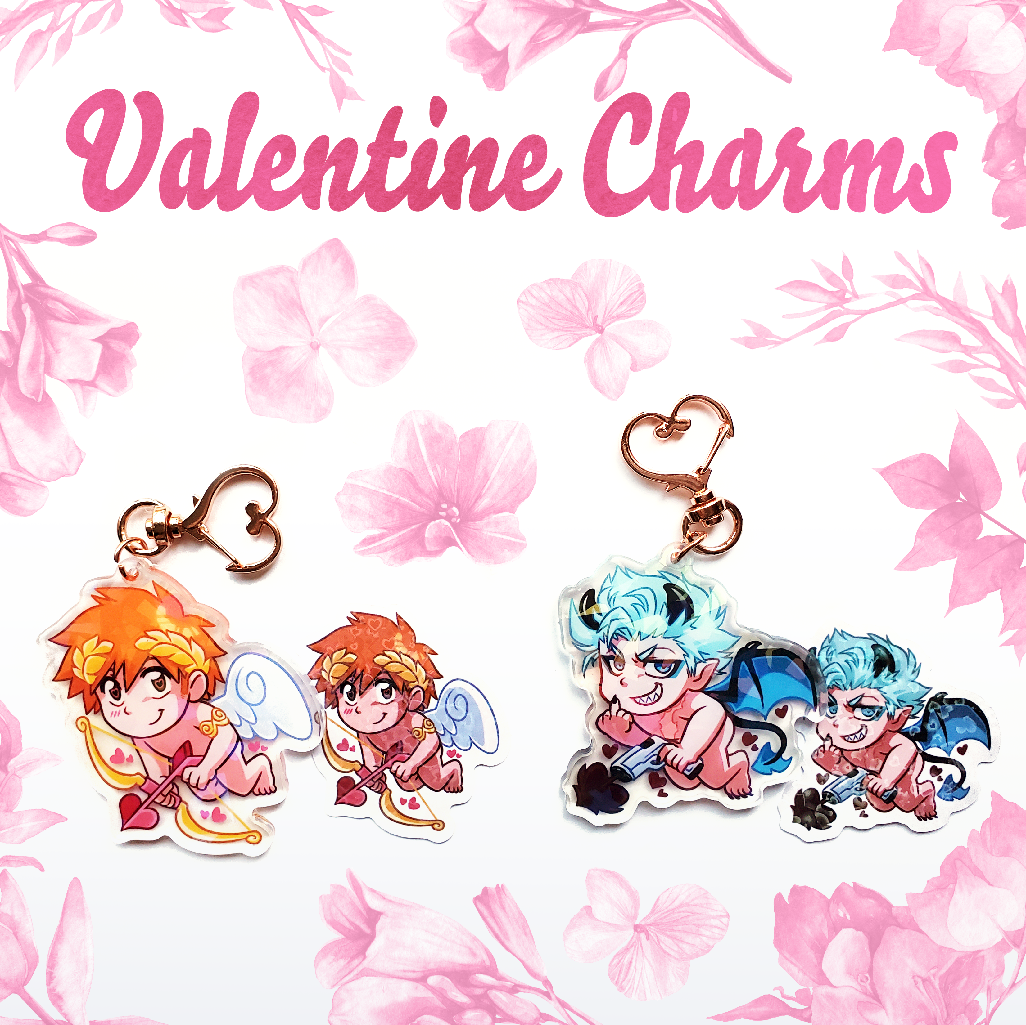 Holo Imp & Cupid Charms
