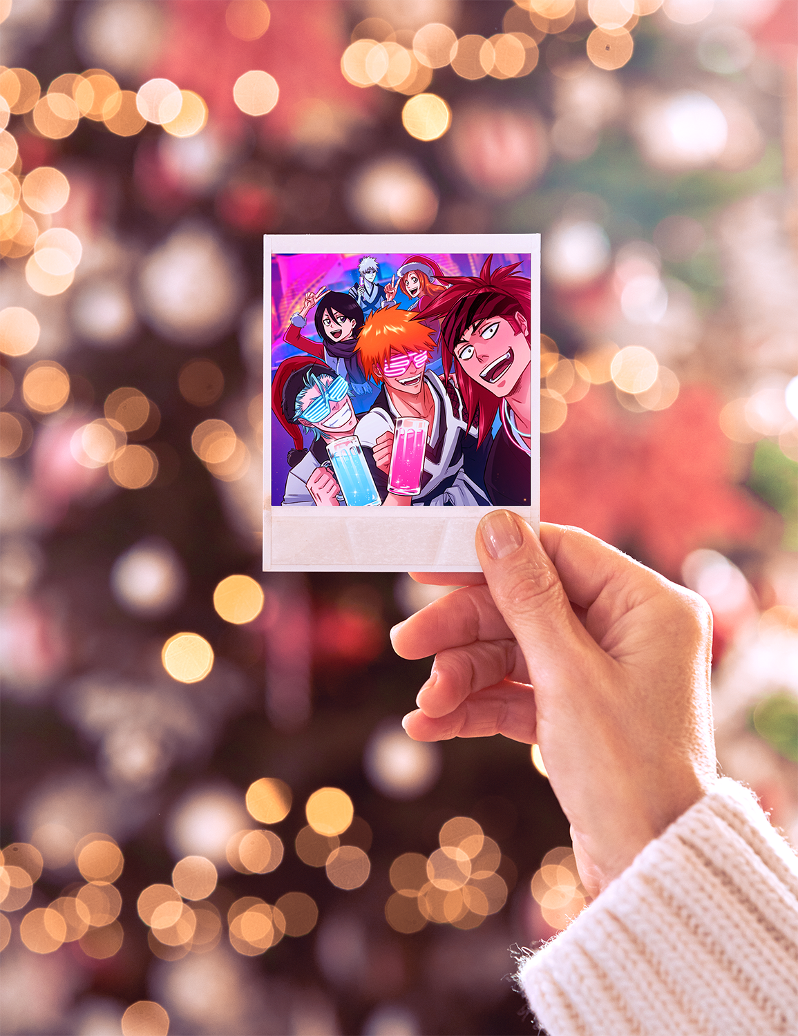 New Years Party Polaroid