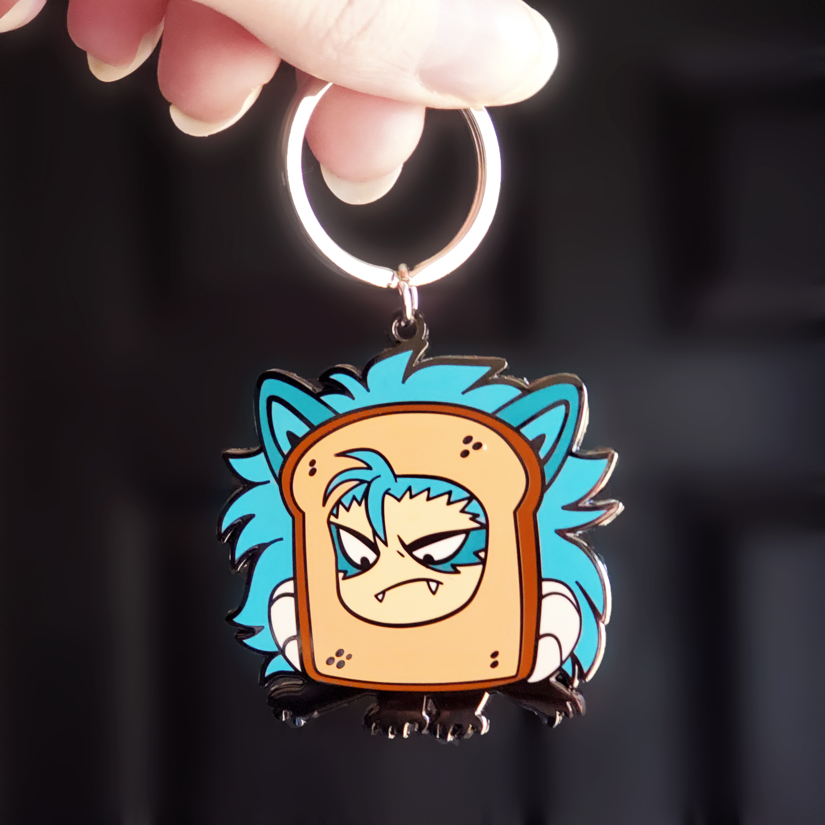 Inbred Kitty Keychain