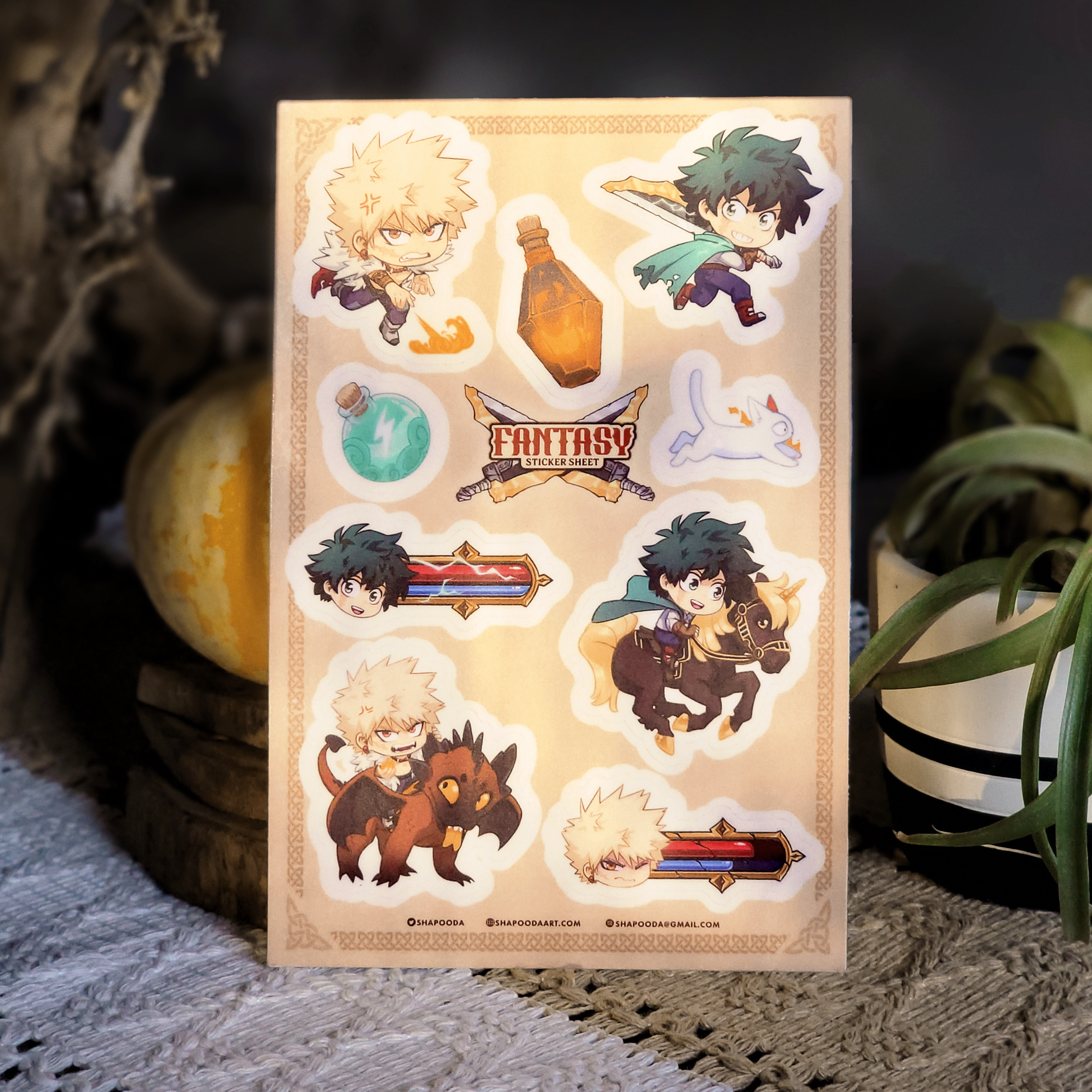 RPG Sticker Sheet