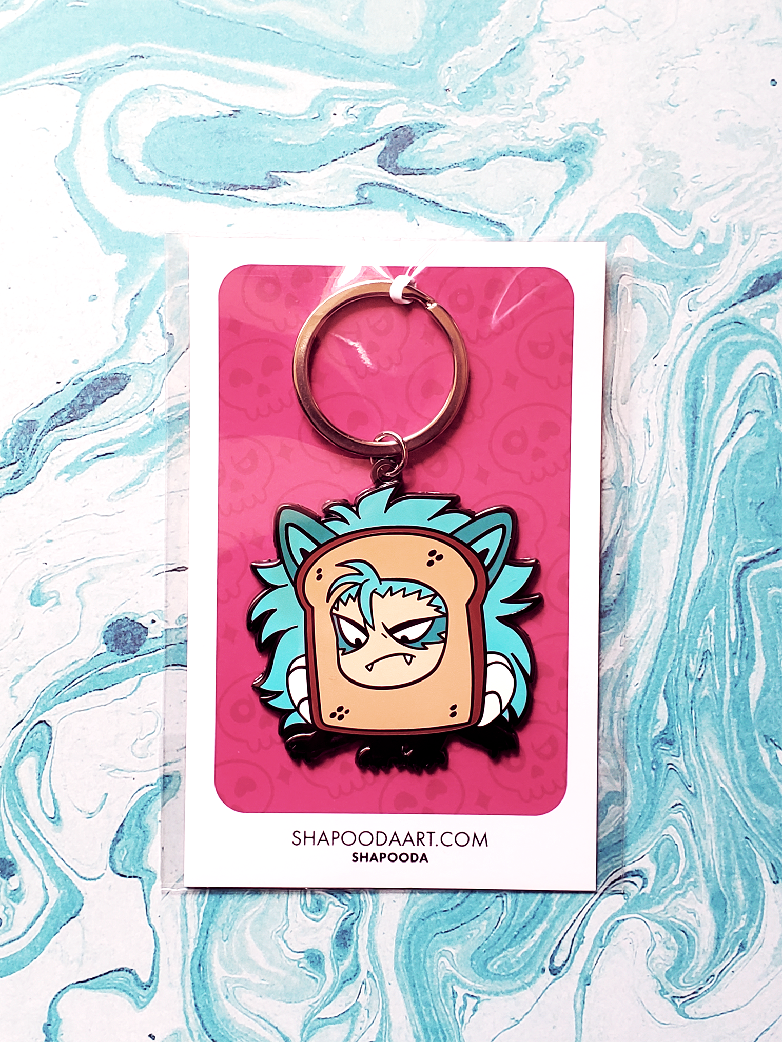 Inbred Kitty Keychain