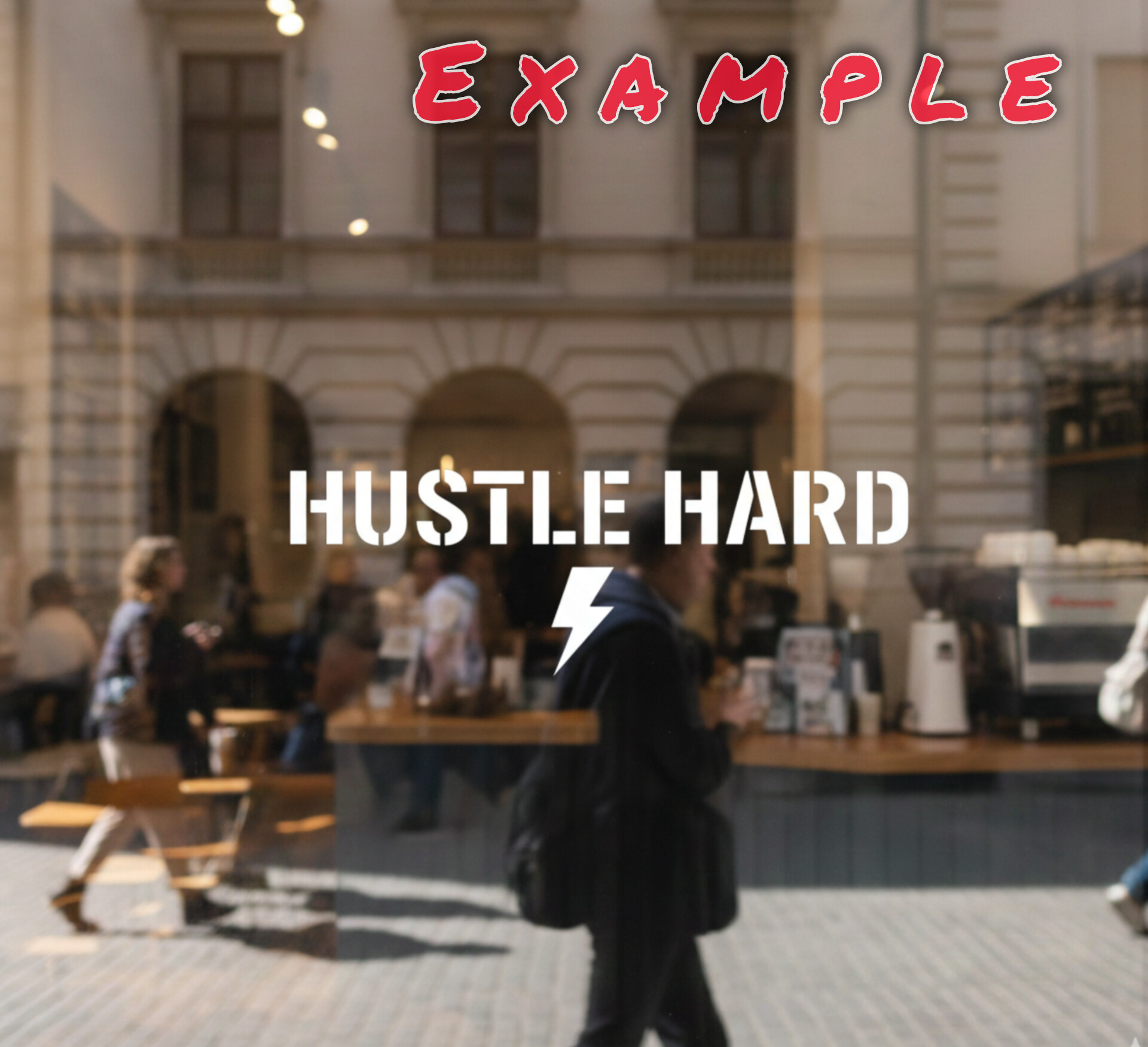 Hustle Hard Vinyl Decal Sticker