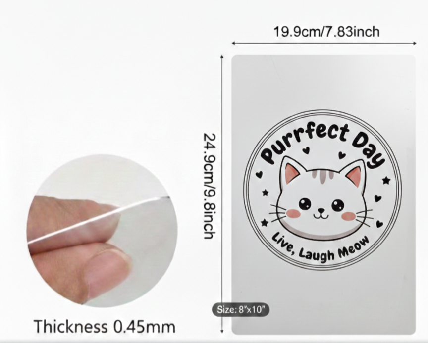 Purrfect Day Cat Aluminum Sign 