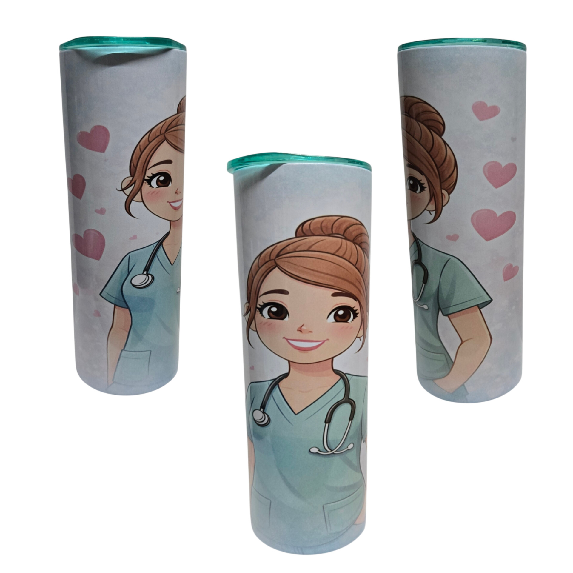 Nurse Cartoon Tumbler 20 oz