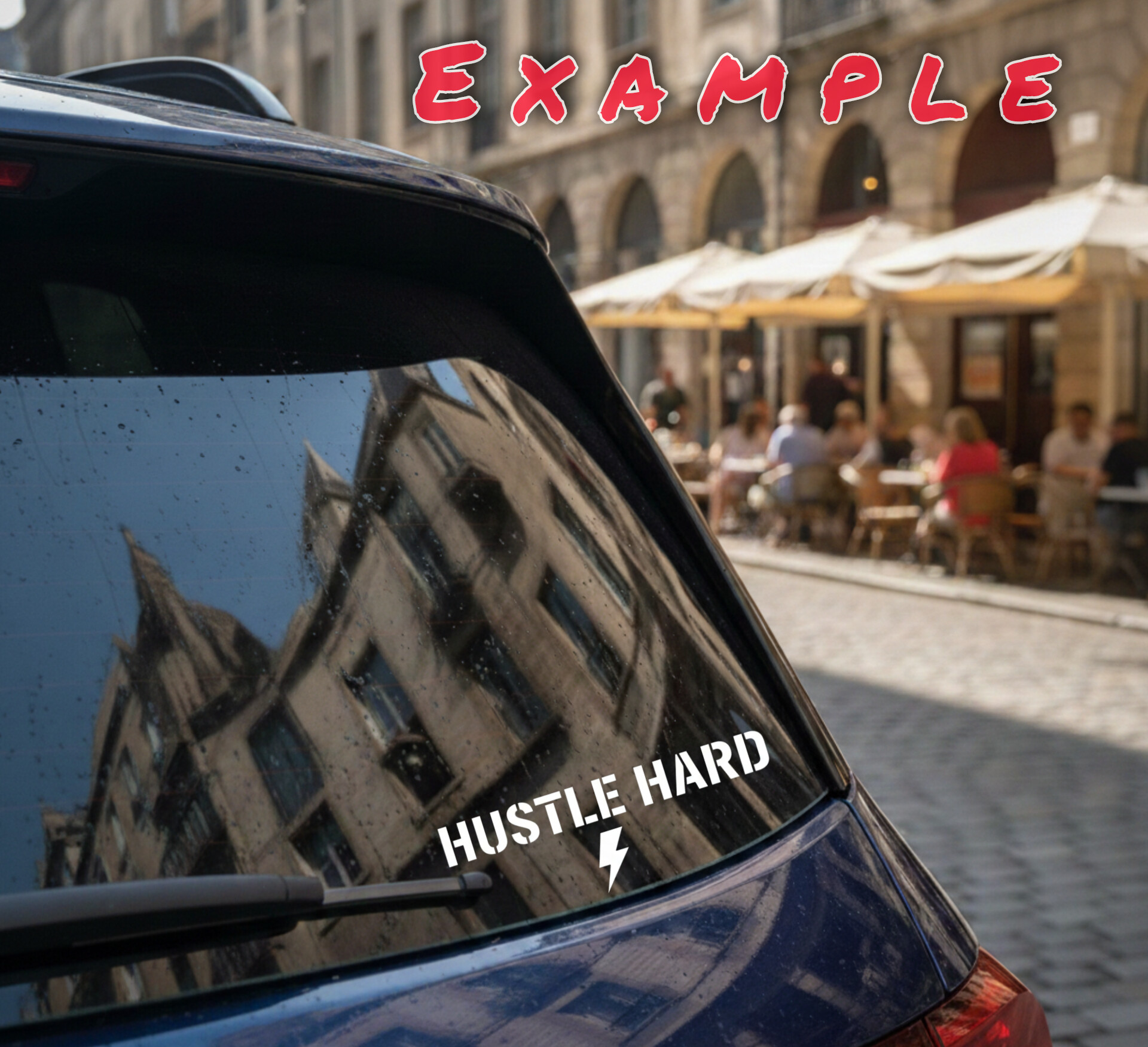 Hustle Hard Vinyl Decal Sticker