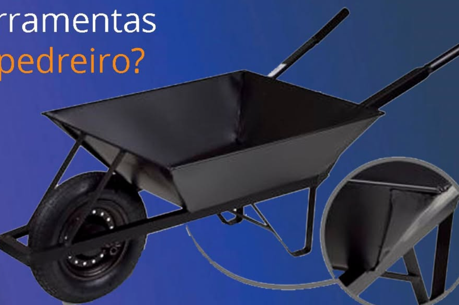 Carrinho de Mão Metálico