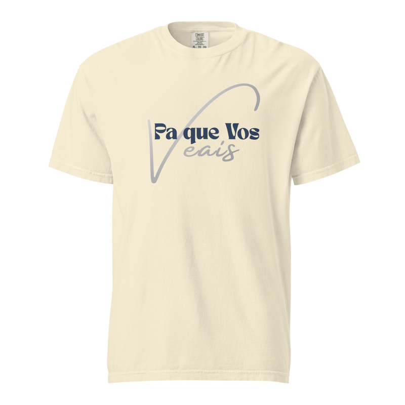Unisex heavyweight t-shirt PA QUE VOS VEIAS