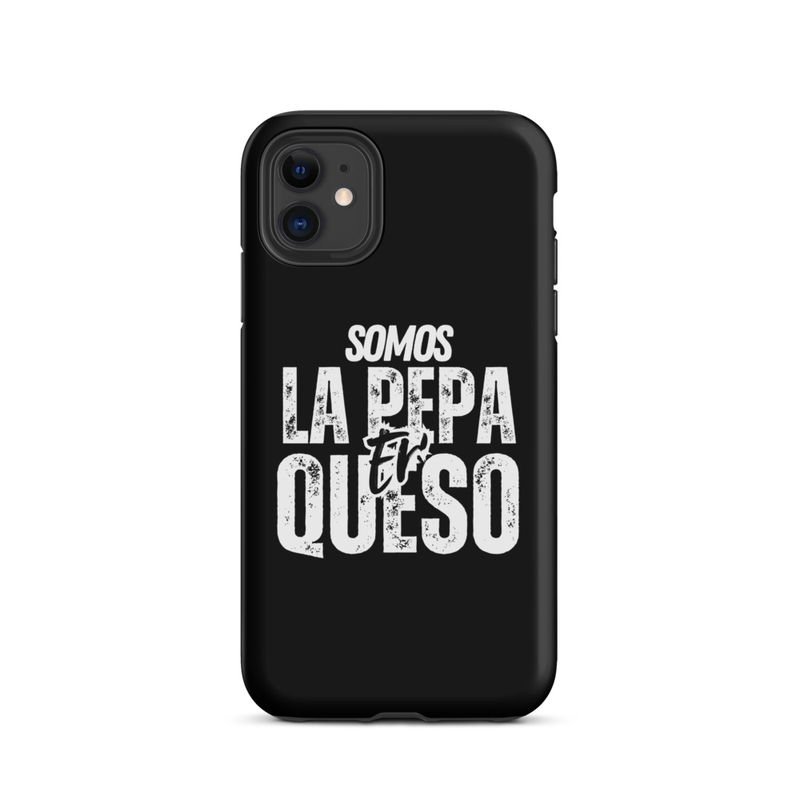 Tough Case for iPhone® LA PEPA ER QUESO negro