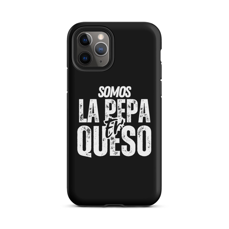 Tough Case for iPhone® LA PEPA ER QUESO negro