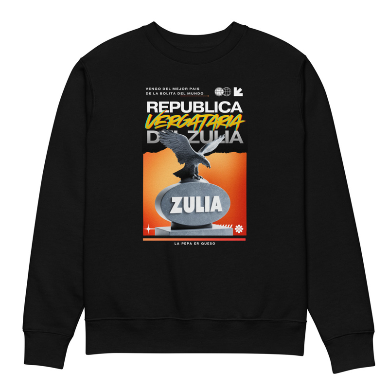Unisex eco sweatshirt Republica vergataria del Zulia