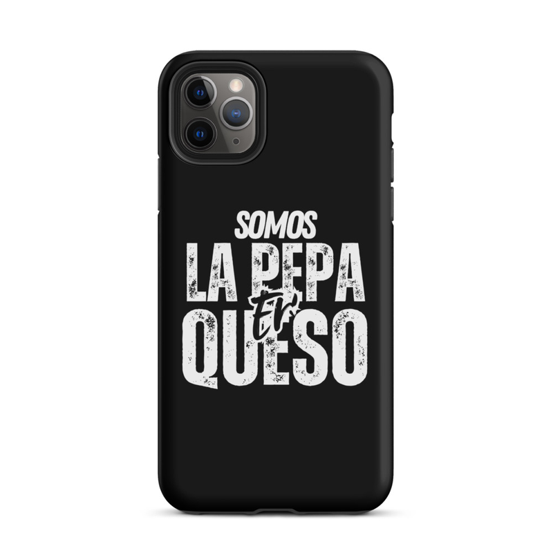 Tough Case for iPhone® LA PEPA ER QUESO negro