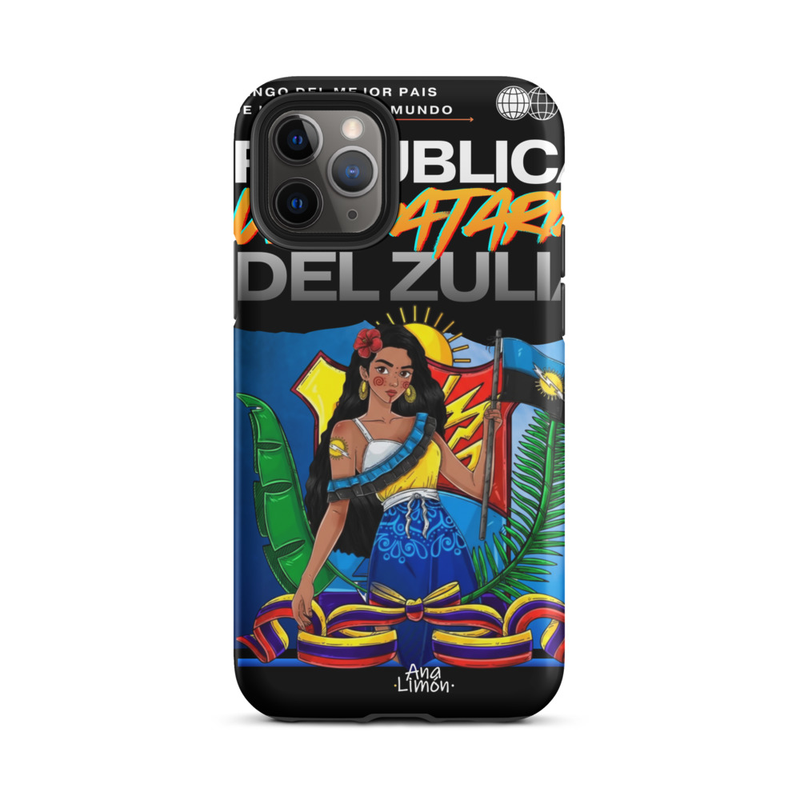 Tough Case for iPhone® REPUBLICAVERGATARIA DEL ZULIA MUJER