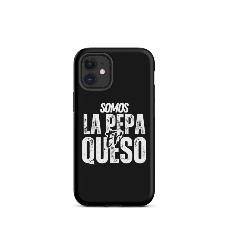 Tough Case for iPhone® LA PEPA ER QUESO negro