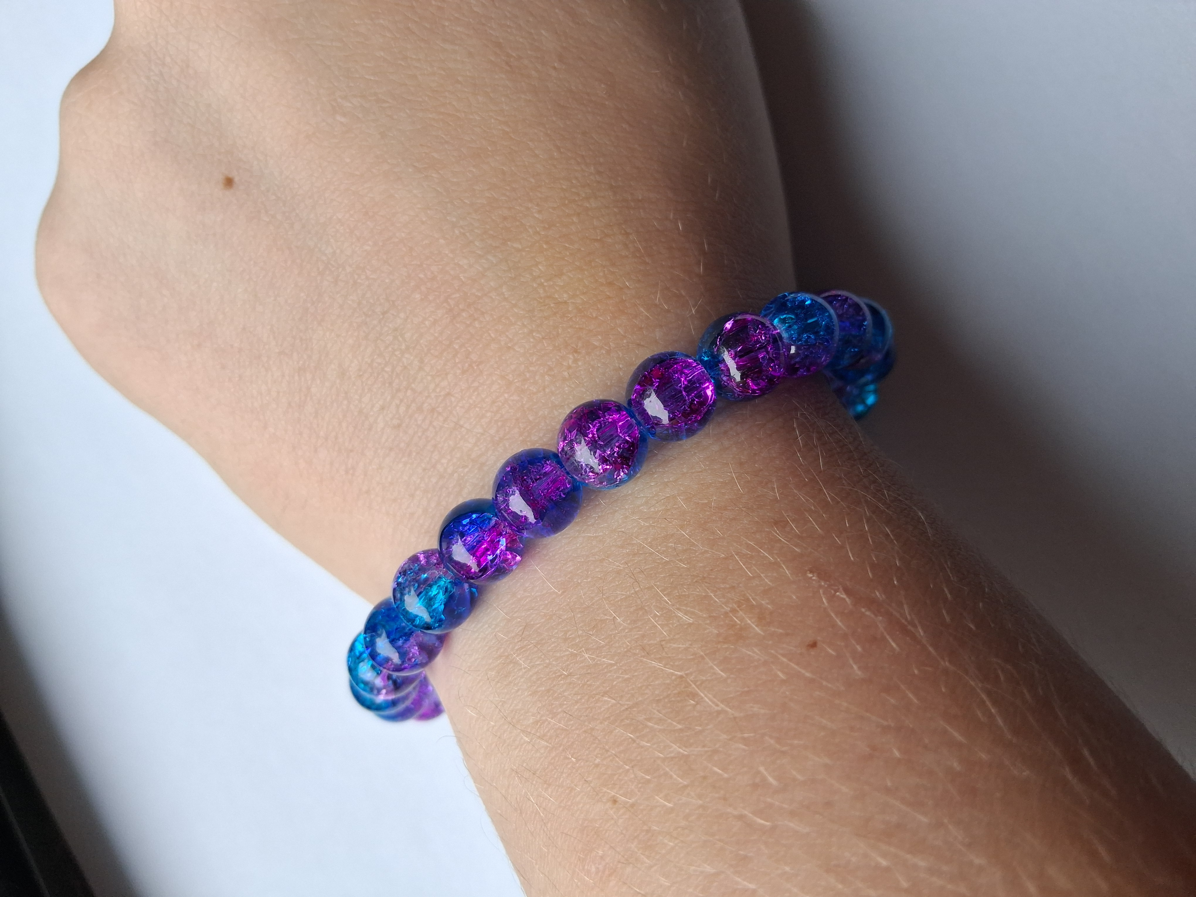 Glitter Bead Bracelet