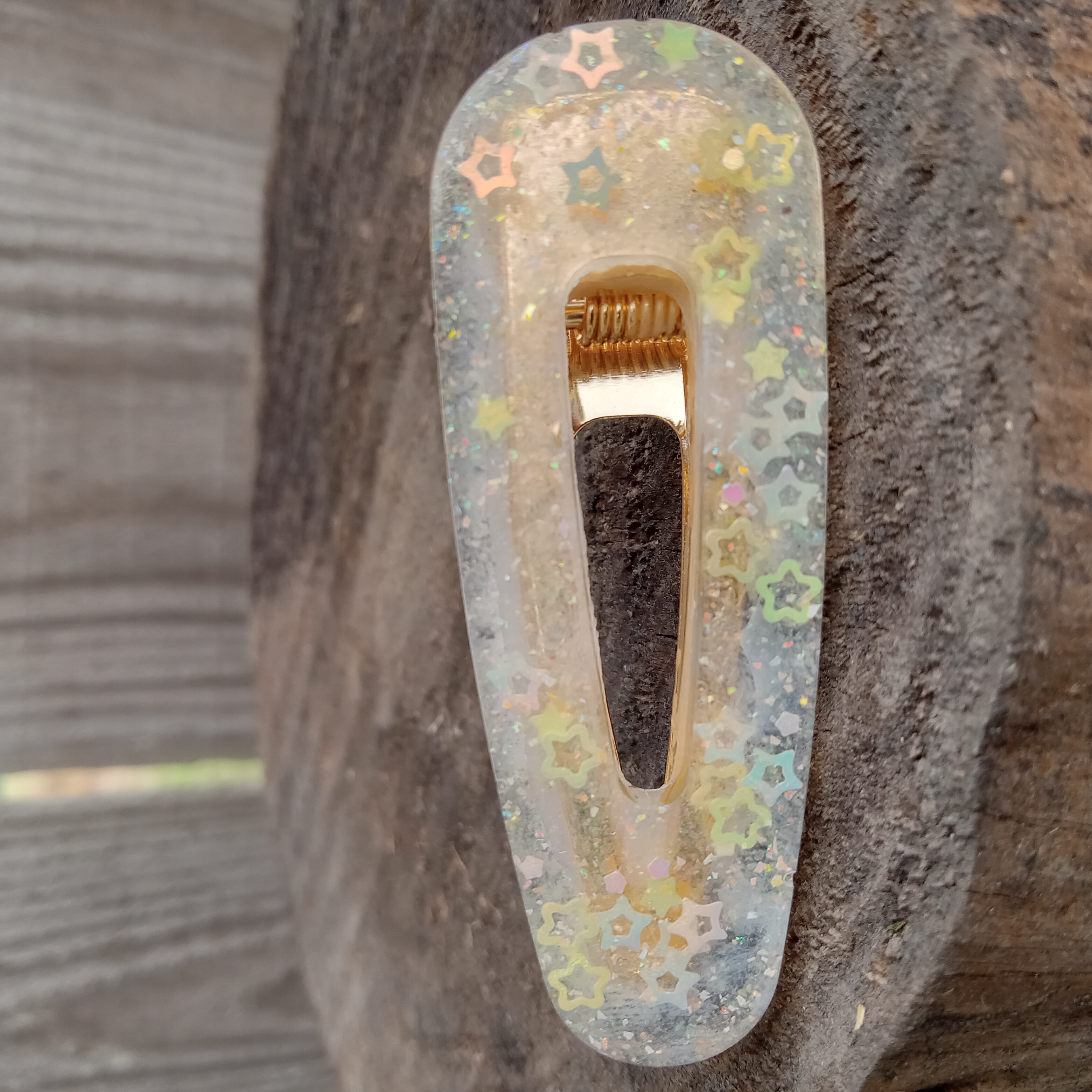 Glitter Star Hair Clip