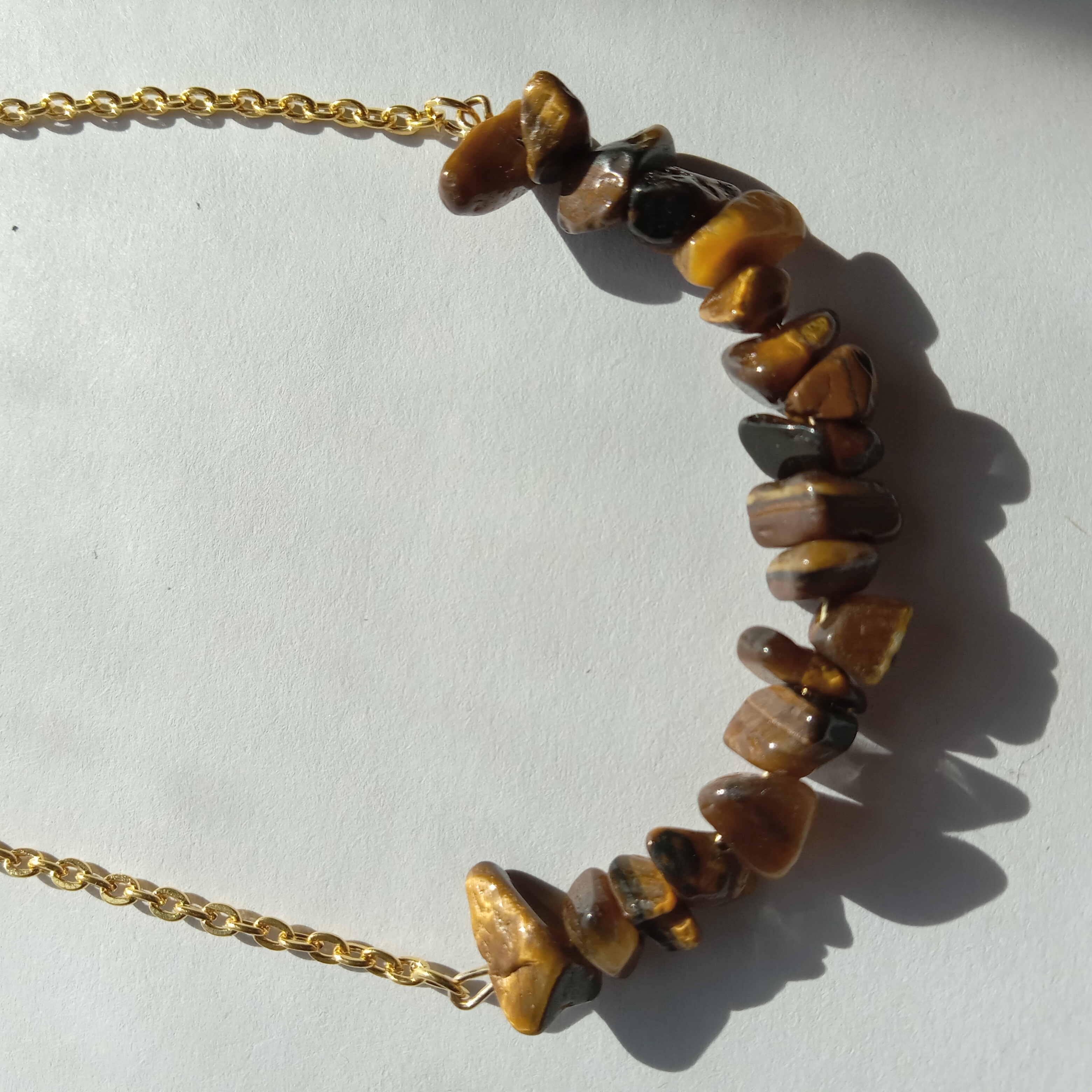 Tiger Eye Stone Necklace