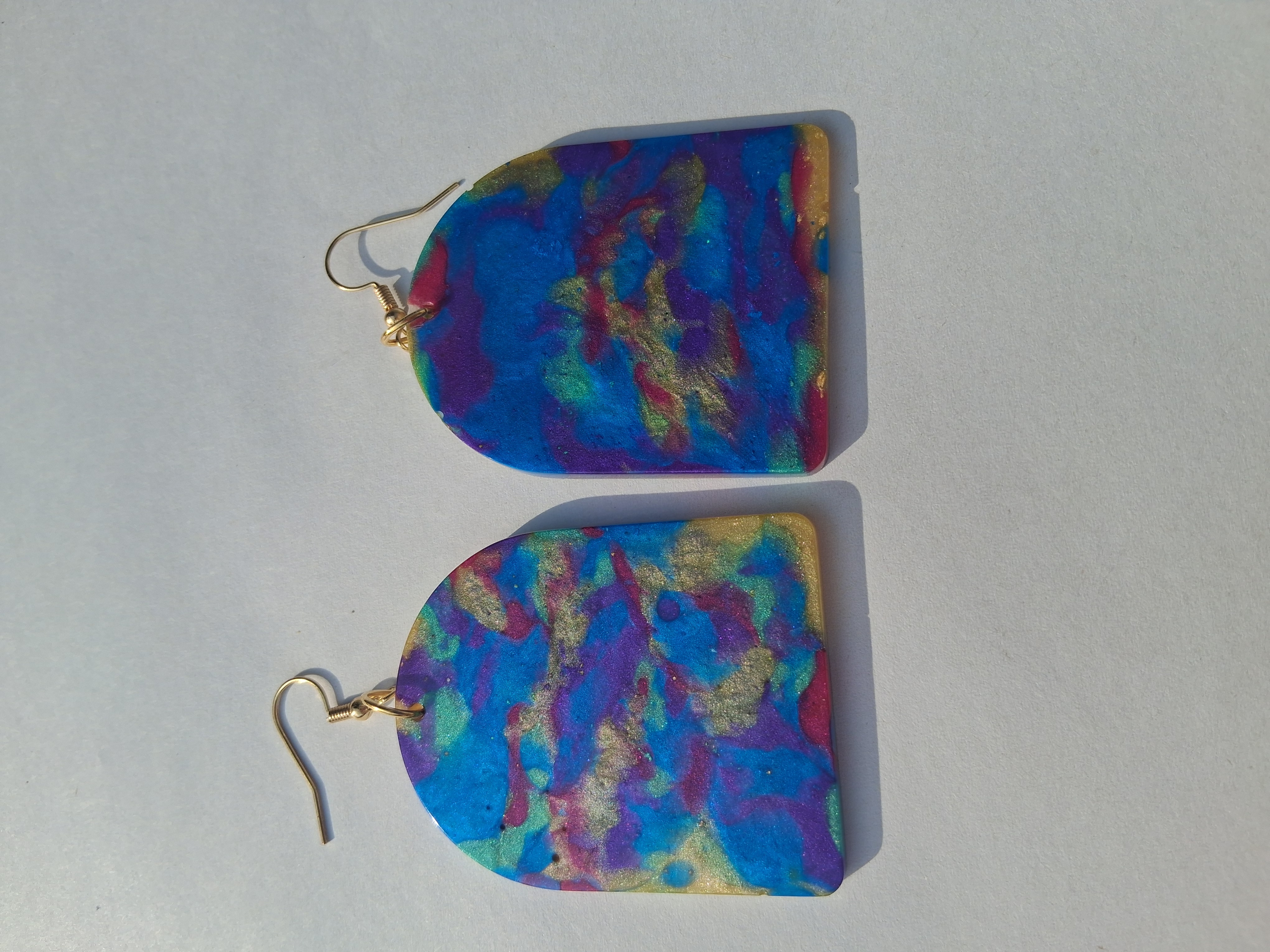 Colorful Abstract Earrings