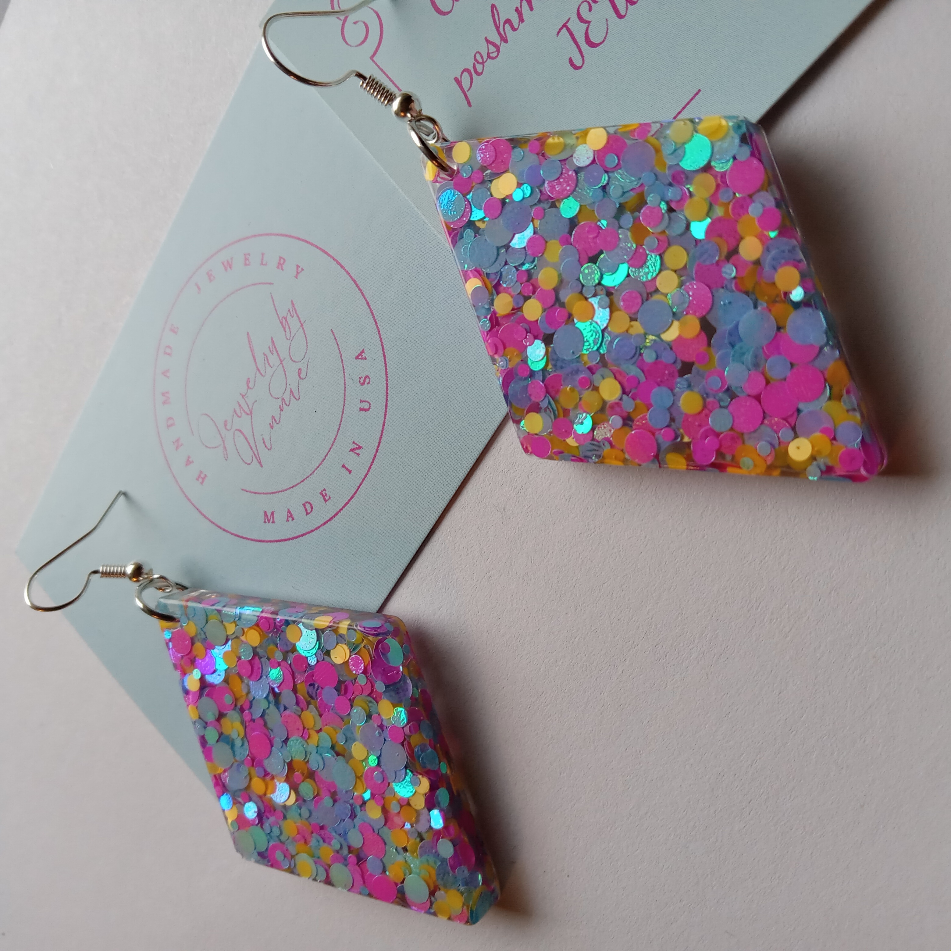 Confetti Glitter Earrings