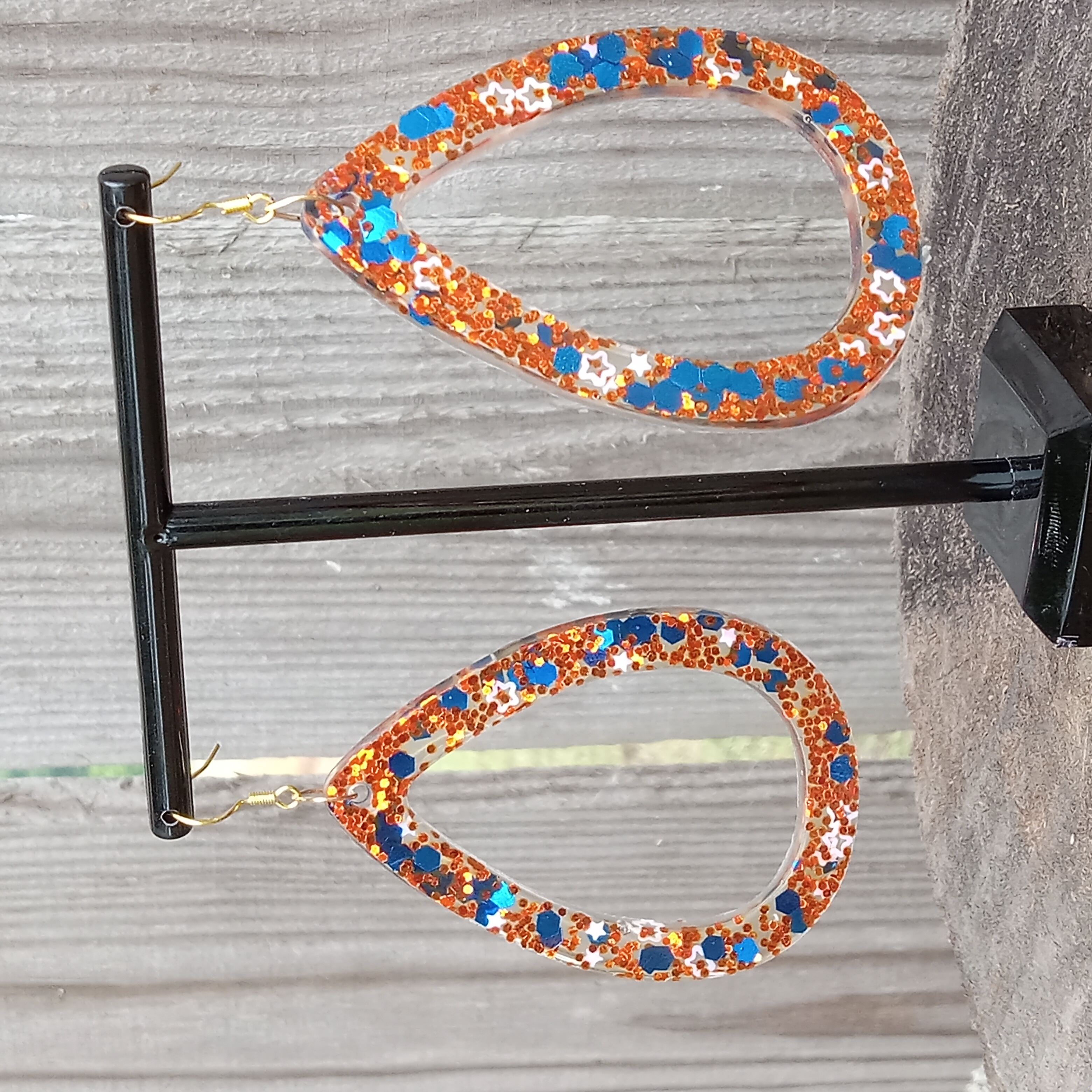 Color Splash Teardrop Earrings