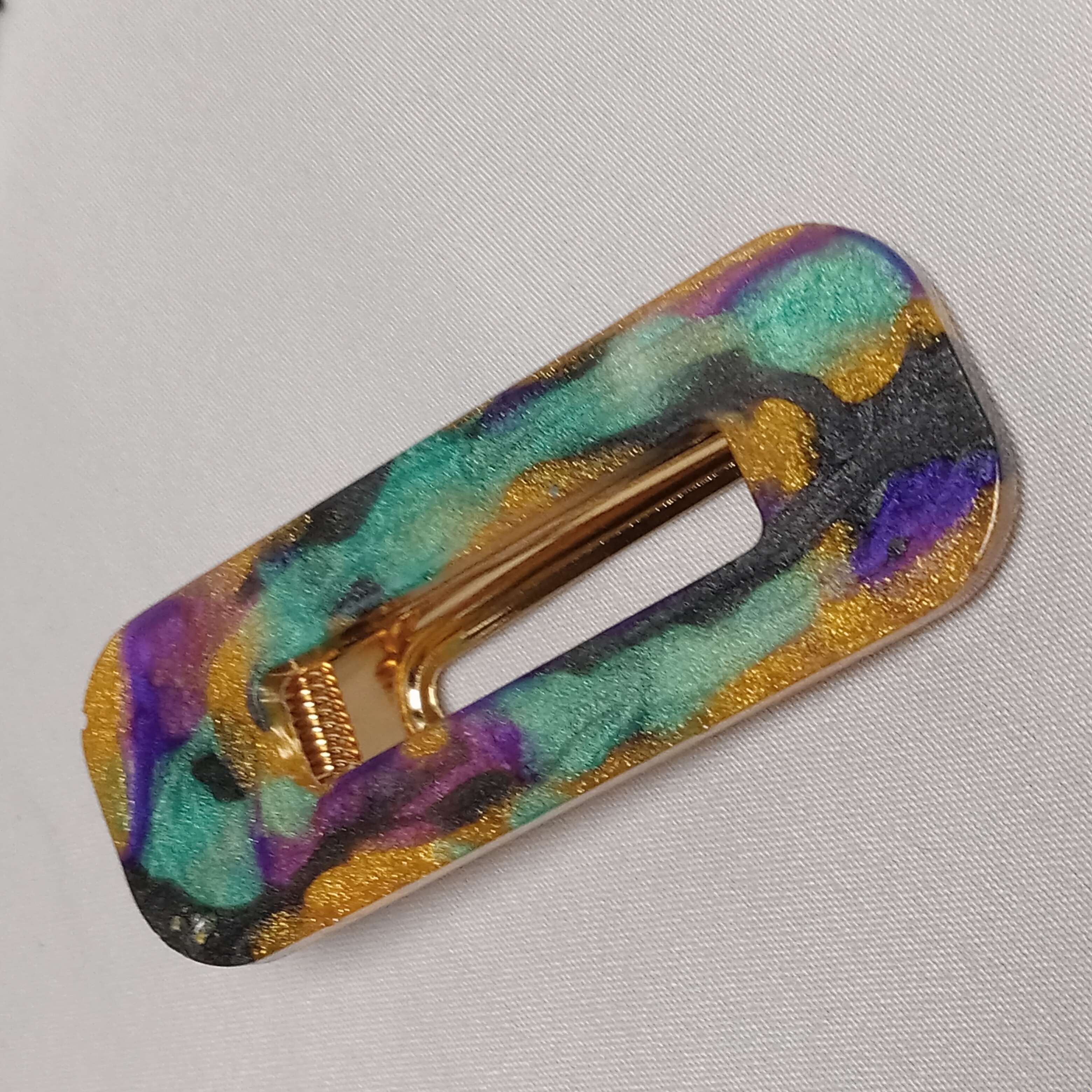 Colorful Resin Hair Clip