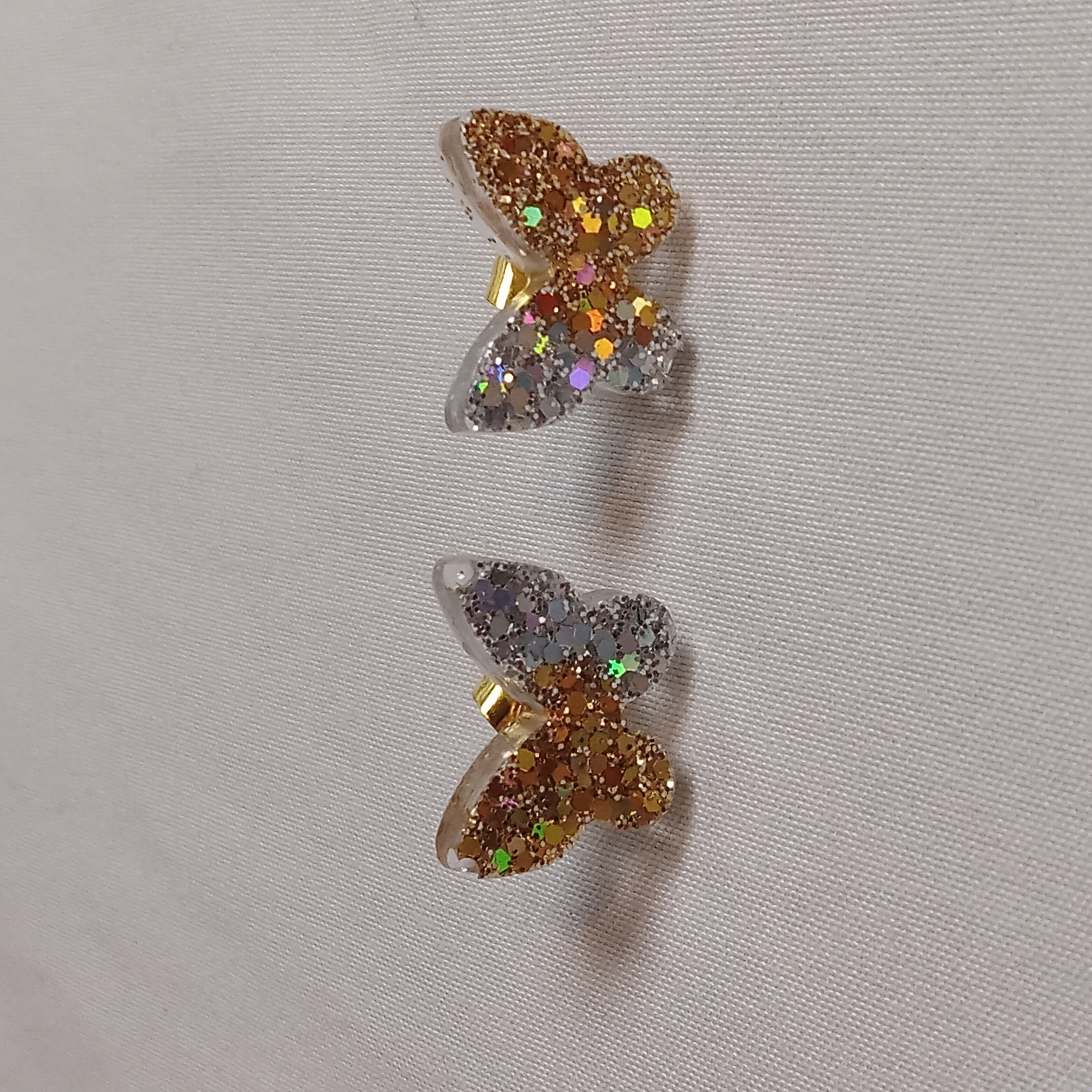 Glitter Butterfly earrings 